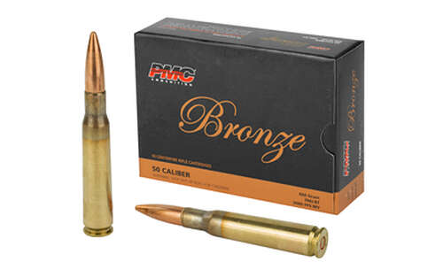 Ammunition PMC Ammunition Bronze 50BMG PMC BRNZ 50BMG 660GR FMJ BT 10/200